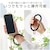 エレコム｜スマートフォン用ハンドストラップ シリコンタイプ ストラップシート付 落下防止（ブラック）｜P-STHSIBK