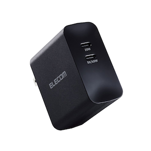 �G���R���bAC�[�d�� PD 65W Type-C�~2 ���^ �y�ʁi�u���b�N�j�bACDC-PD4570BK