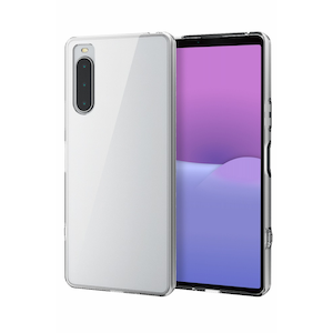 �G���R���bXperia 10 V(SO-52D/SOG11/SoftBank)�p �n�C�u���b�h�P�[�X �Ռ��z�� �w�ʃJ��������ی� �X�g���b�v�z�[���t �ɂݐ݌v�i�N���A�j�bPM-X232HVCKCR