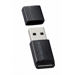 エレコム｜ELECOM｜USB 10Gbps(USB3.2(Gen2))外付けポータブルSSD キャップ式 1TB（ブラック）｜ESD-EXS1000GBK