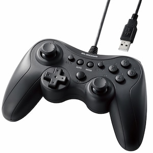 エレコム｜ELECOM GAMING 有線スタンダードゲームパッド USB接続 Xbox系ボタン配置｜JC-GP20XBK