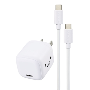 �G���R���bUSB PD 30W AC�[�d��(Type-C�~1) �P�[�u���t�� PPS�Ή� 1.5m �܂肽���݃v���O�i���낿���(�z���C�g�~�u���b�N)�j�bMPA-ACCP8130WF