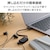 �G���R���b�I�[�f�B�I�ϊ��A�_�v�^�[(�X�e���I�~�j�v���O - USB Type-C) �P�[�u���^�C�v�i�u���b�N�j�bUSB-CADC02BK