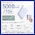 エレコム｜超コンパクトモバイルバッテリー 5000mAh Type-C×1 15W Type-C-Cケーブル付属（パープル）｜DE-C48-5000PU