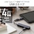 �G���R���bUSB �n�u USB2.0 USB-A�R�l�N�^ Type-C �ϊ��A�_�v�^�[�t USB-A�|�[�g �~4 �o�X�p���[ �X�e�B�b�N�^�C�v  �P�[�u����7cm�i�u���b�N�j�bU2H-CA4003BBK