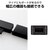 �G���R���bUSB �n�u USB2.0 USB-A�R�l�N�^ Type-C �ϊ��A�_�v�^�[�t USB-A�|�[�g �~4 �o�X�p���[ �X�e�B�b�N�^�C�v  �P�[�u����7cm�i�u���b�N�j�bU2H-CA4003BBK
