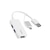 �G���R���bUSB �n�u USB3.1 Gen1 USB-A�R�l�N�^ Type-C �ϊ��A�_�v�^�[�t USB-A�|�[�g �~3 �o�X�p���[ �R���p�N�g  �P�[�u����10cm�i�z���C�g�j�bU3H-CAK3005BWH