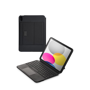 �G���R���bTouch Book for iPad 11�C���`iPad (A16)�EiPad 10.9�C���` (��10����)�p�P�[�X��̌^�L�[�{�[�h�i�u���b�N�j�bTK-CA12BPBK