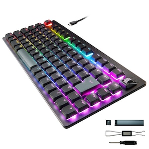 �G���R���bV custom VK720AL�@�Q�[�~���O�L�[�{�[�h ���{��z�� USB�L�� �i�u���b�N�j�bTK-VK720ALBK