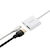 エレコム｜USB-C to HDMI 変換 アダプタ 4K 60Hz 耐断線 シリコンメッシュ 【 USB Type-C ポート搭載 Windows Mac Chromebook iPhone iPad Android 各種対応 】 USB充電ポート付（ホワイト）｜MPA-CHDMIPDSMWH