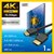 �G���R���bHDMI �P�[�u�� �n�C�X�s�[�h 1m 4K 30Hz ARC �y �e���r �p�\�R�� �Q�[���@ �ȂǑΉ� �z �i�u���b�N�j�bCAC-HD14E10BK3