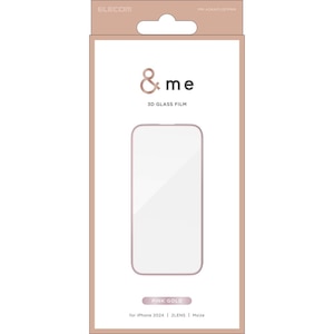 �G���R���biPhone 16 / 15�p �K���X�t�B���� ������ �S�ʕی� 365�������ۏ� �����K���X �\�ʍd�x10H �p����h�~ �t���[���t �w��h�~ ��U�h�~ �\��t���c�[���t �C�A�h�~ &me �s���N�S�[���h�bPM-A24AFLGFPNM