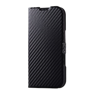 �G���R���biPhone 16�p �蒠�^���U�[�P�[�X �}�O�l�b�g �t���b�v �Ռ��z�� ���y�� ���^ �X�^���h�@�\�t �J�[�h�P�[�X�@�\�t UltraSlim�i�J�[�{���u���b�N�j�bPM-A24APLFUCB