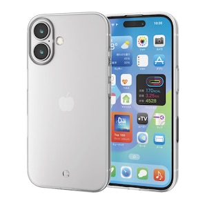 �G���R���biPhone 16�p �\�t�g�P�[�X �Ռ��z�� ���^ �J���������Y�ی�݌v �X�g���b�v�z�[���t�i�N���A�j�bPM-A24AUCTCR