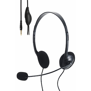 �G���R���b�������^�L���I�[�o�[�w�b�h�Z�b�g ��3.5mm4�Ƀ~�j�v���O�bHS-HP14STBK