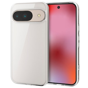 �G���R���bGoogle Pixel 9 / 9 Pro�p �n�C�u���b�h�P�[�X �Ռ��z�� �J���������Y�ی�݌v ���C�����X�[�d�� �X�g���b�v�z�[���t �ɂݐ݌v�i�N���A�j�bPM-P242HVCKCR