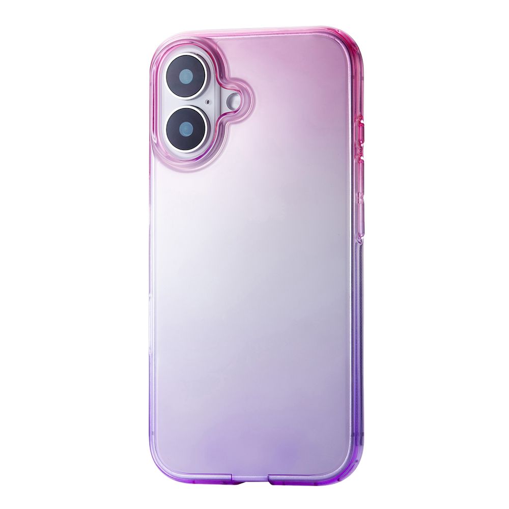 まかろん iPhone 16 Pro meliano ソフトケース グラデーションカラー