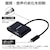 �G���R���bUSB Type-C - VGA �ϊ��A�_�v�^ �� USB-C �v���O to VGA�|�[�g�~1 USB-C�[�d�|�[�g�~1 �i�u���b�N�j�bAD-CVGAPDBK2