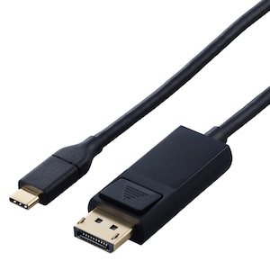 �G���R���bUSB Type-C - DisplayPort �ϊ� �P�[�u�� 2m �� USB-C �v���O to DP ( �f�B�X�v���C�|�[�g )�v���O �� 4K 60Hz �y �^�C�vC �|�[�g���� Windows Mac Chromebook MacBook iPhone iPad Android ���Ή� �z�i�u���b�N�j�bCAC-CDP20BK2