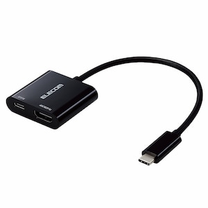 エレコム｜USB Type-C - HDMI 変換アダプター 1ポート USB PD（ブラック）｜MPA-CHDMIPD15BK