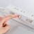 エレコム｜個別スイッチ付き　雷ガード　電源タップ　3個口　5m　磁石付き（ホライト）｜T-IS01M-2350WH
