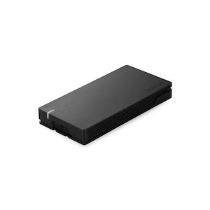エレコム｜ELECOM｜SSD 外付け 1TB USB4 読出最大3650MB/秒 ポータブルSSD 超高速 耐衝撃 温度検知ファン搭載 【 Windows 11 / 10 Mac PC PS5 等対応 】 セキュリティソフト対応（ブラック）｜ESD-EHA1000GBK