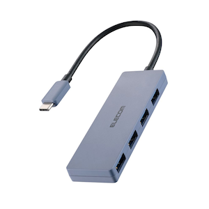 �G���R���bUSB Type-C �n�u USB3.2 Gen1 USB-A �~4 �o�X�p���[ �R���p�N�g ���^�yUSB-C �|�[�g���� MacBook mac Surface Windows iPhone iPad ���Ή��z�P�[�u����15cm�i�l�C�r�[�j�bU3HC-H040NV