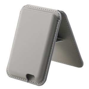 �G���R���b�J�[�h�P�[�X �X�}�z�X�^���h MagSafe iPhone �p �J�[�h �E�H���b�g �X�}�z �X�^���h 2�`3�����[ ���C�h�~�V�[�g�t�� �}�O�l�b�g �ȒP�E�� �y�� ���^�i�O���[�j�bAMS-MAGWSGY