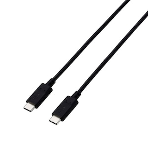 �G���R���bUSB Type-C to Type-C �P�[�u�� USB PD�Ή� 60W�Ή� Hi-Speed USB�iUSB2.0�j �X�^���_�[�h 2�{�� 1.0m�i�u���b�N�j�bMPA-CCTW10BK