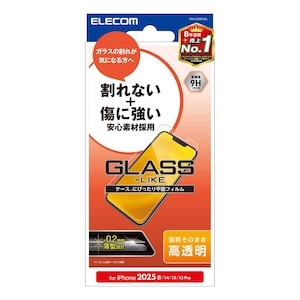 �G���R���biPhone 16e / 14 / 13 / 13 Pro�p �K���X���C�N�t�B���� ������ �n�[�h�R�[�g ���^ �\�ʍd�x9H �w��h�~ �C�A�h�~�bPM-A25SFLGL