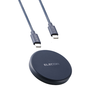 �G���R���b���C�����X�[�d�� Qi �F�� 12W / 10W / 7.5W / 5W ��� �[�d�� �P�[�u���t�� 1m �u�������[�d ���^ �R���p�N�g �y iPhone AirPods Android Pixel Xperia Galaxy ���Ή� �z�i�l�C�r�[�j�bW-QA28NV