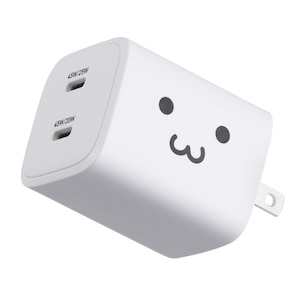 �G���R���bUSB Type-C �[�d�� PD 45W PPS �����[�d USB-C �~2 �܂肽���ݎ��v���O ���^ �y�� �y MacBook Air iPhone iPad Galaxy Pixel Android ���Ή� �z GaN II �̗p�i���낿���(�z���C�g�~�u���b�N)�j�bMPA-AC10945WF