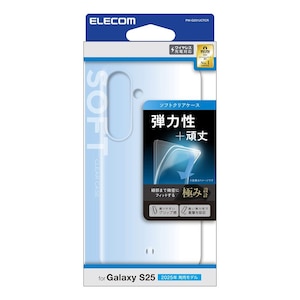 �G���R���bGalaxy S25�p �P�[�X �\�t�g �J�o�[ �Ռ��z�� ���^ �J���������Y�ی�݌v ���C�����X�[�d�� �X�g���b�v�z�[���t �ɂݐ݌v�i�N���A�j�bPM-G251UCTCR