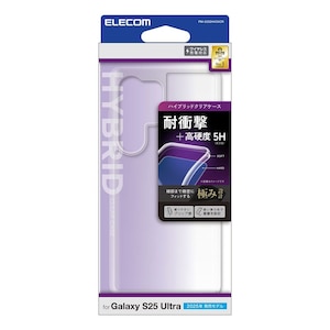 �G���R���bGalaxy S25 Ultra�p �n�C�u���b�h�P�[�X �Ռ��z�� �J���������Y�ی�݌v ���C�����X�[�d�� �X�g���b�v�z�[���t �ɂݐ݌v�i�N���A�j�bPM-G252HVCKCR