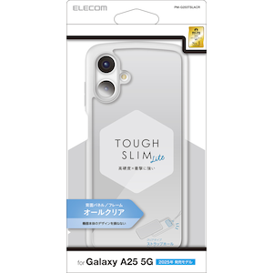 �G���R���bGalaxy A25 5G�p �n�C�u���b�h�P�[�X �Ռ��z�� �y�� ���^ �J���������Y�ی�݌v �X�g���b�v�z�[���t �X�g���b�v�z�[���V�[�g�t TOUGH SLIM LITE�i�N���A�j�bPM-G253TSLACR