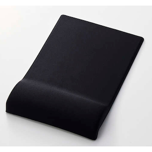 エレコム｜コーナーガード付きマウスパッド　CORTOL　160×245×30mm　（ブラック）｜MP-CTL01BK
