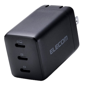 �G���R���bAC�[�d�� PD 67W / 3�|�[�g �� USB-C �~3 �� �R���p�N�g �܂肽���ݎ��v���O �y MacBook iPhone iPad Galaxy Android AirPods �Ή� �z�i�u���b�N�j�bMPA-AC11267BK