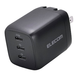 �G���R���b�����I��AC�[�d�� PD 67W / 3�|�[�g �� USB-C �~3 �� �R���p�N�g �����[�d �܂肽���ݎ��v���O �y MacBook iPhone iPad Galaxy Android AirPods �Ή� �z�i�u���b�N�j�bMPA-AC11167BK