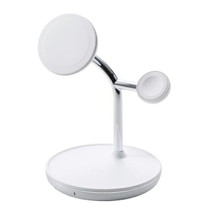 �G���R���b3in1���C�����X�[�d�X�^���hwith MagSafe(15W+5W�{AppleWatch)�i�z���C�g�j�bW-MS07WH