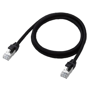 �G���R���bCat8 LAN�P�[�u�� ���ϋv �X�g���[�g RoHS�w�ߓK�� 1m�i�u���b�N�j�bLD-OCM/BK10