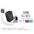 �G���R���b�R���Z���g���}��USB�^�b�v�i3��/USB�|�[�g�@A�~1�AType-C�~2)�@�u���b�N�bT-U09-3AC2BK