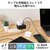 �G���R���b�R���Z���g���}��USB�^�b�v�i3��/USB�|�[�g�@A�~1�AType-C�~2)�@�u���b�N�bT-U09-3AC2BK