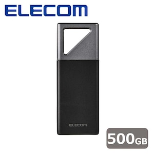 �G���R���bELECOM�bSSD �O�t�� 500GB USB3.2 Gen2x2 �|�[�^�u��SSD USB Type-C �i�u���b�N�j�bESD-EHB0500GBK
