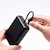 �G���R���bUSB-C�P�[�u����̌^ ���o�C���o�b�e���[ USB-C�~1�|�[�g ��e�� 10000mAh 20W�i�u���b�N�j�bDE-C63-10000BK