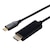 �G���R���bUSB Type-C - HDMI�ϊ��P�[�u�� 4K/60Hz�Ή�/�~���[�����O/�f���o�́i3m�E�u���b�N�j�bMPA-CHDMI30BK3