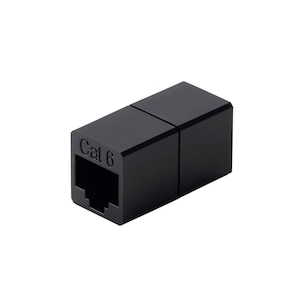 �G���R���bLAN�P�[�u�� �����R�l�N�^ RJ45 ���p�R�l�N�^�[(Cat6)�i�u���b�N�j�bLD-RJ45U6BK