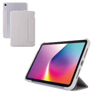 �G���R���biPad mini �P�[�X 8.3�C���` ( A17 Pro ) / ��6���� �}�O�l�b�g���t���b�v �J�o�[ 2�A���O�� �X�^���h �I�[�g�X���[�v�@�\ �y�� ���^ �ϏՌ� �w�ʃN���A�i�O���[�W���j�bTB-A25SWVFCGB