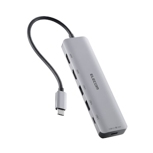 �G���R���bUSB-C �h�b�L���O�X�e�[�V���� 85W PD�[�d 4K HDMI �~2 �ő�3��� �����]�� �n�u 6in1 USB 3.2 MacBook/iPad/Windows���Ή��i�V���o�[�j�bDST-M060BPSV