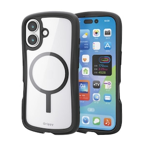 �G���R���biPhone17 Grippy �n�C�u���b�h�P�[�X �t���[���J���[ MAGKEEP�i�u���b�N�j�bPM-A25AGRPFMBK