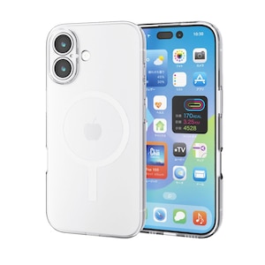 �G���R���biPhone17 �\�t�g�P�[�X �Ɍ� MAGKEEP�i�N���A�j�bPM-A25AUCTKMGCR